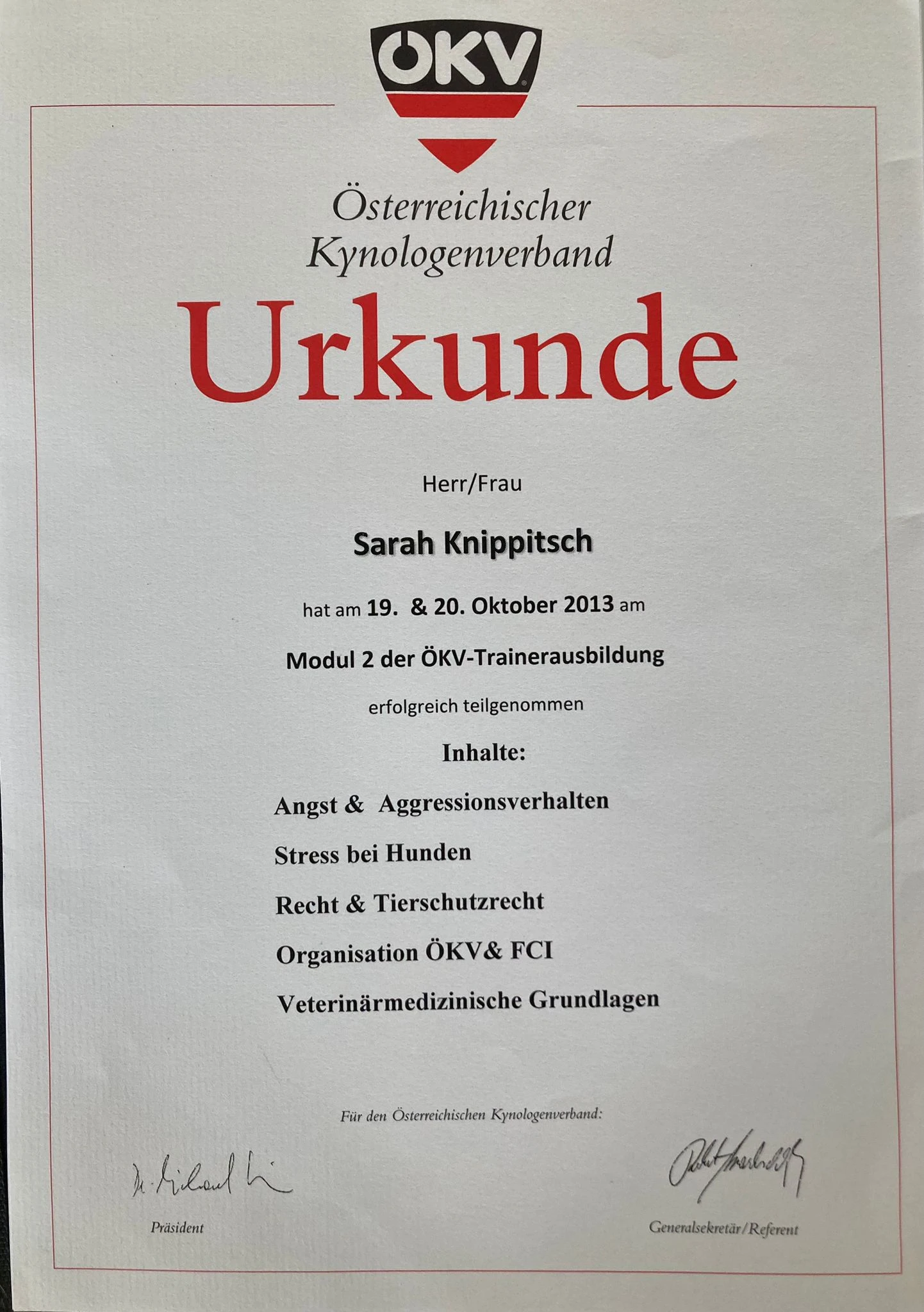 Urkunde 3