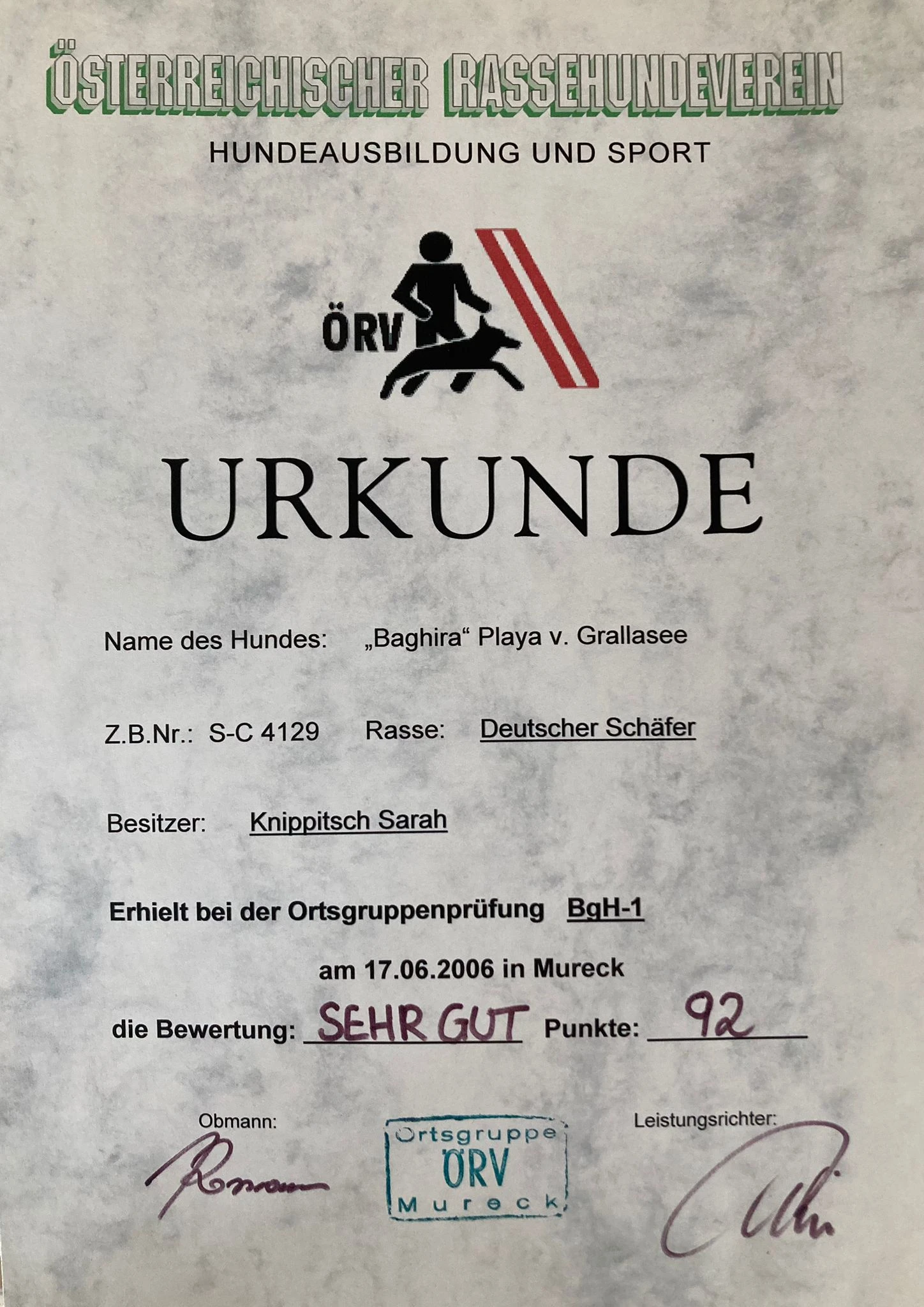 Urkunde 15